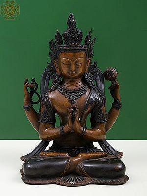 10" Chenrezig - Tibetan Buddhist Deity
