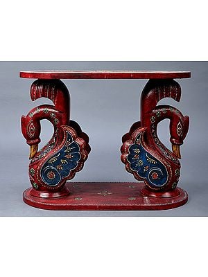 20" Decorative Hand Painted Wooden Table | Wooden Table | Handmade | Made In India