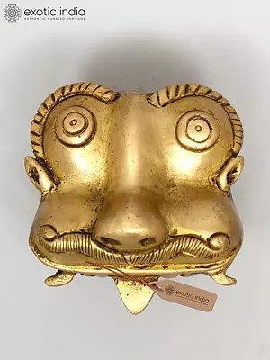 2" Unique Brass Drawer Knob | Handmade