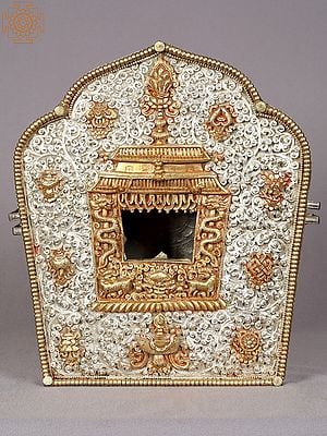 9" Tibetan Gau Box in Copper