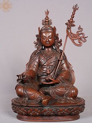 10" Guru Tshokey Dorje Copper Statue from Nepal