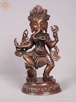 10" Dancing Ganesha from Nepal
