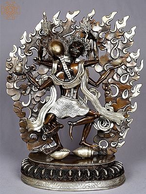 15" Citipati Copper Statue | Vajrayana Buddhism
