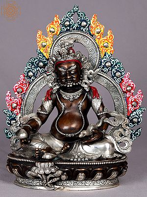 9" Kubera Copper Statue - The Tibetan Buddhist God of Wealth