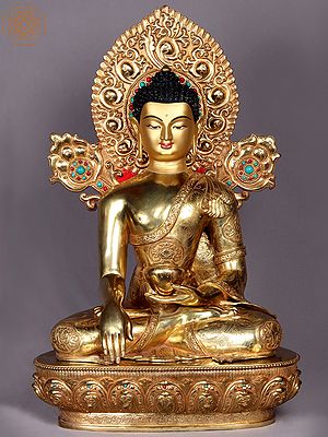 21" Lord Bhumisparsha Buddha From Nepal