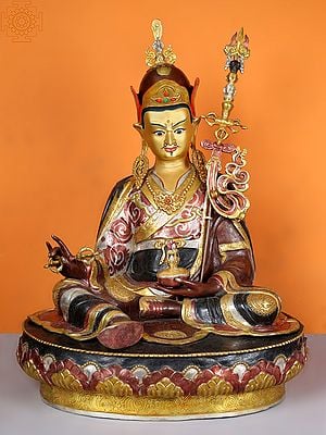 38" Large Guru Padmasambhava From Nepal