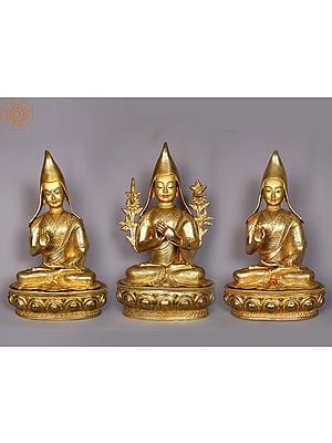 20" Tsongkhapa (Set of 3) from Nepal