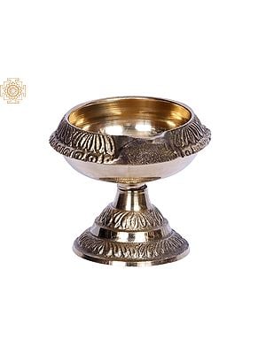 3" Brass Kubera Vilakku (Diya) | Price Per Pair