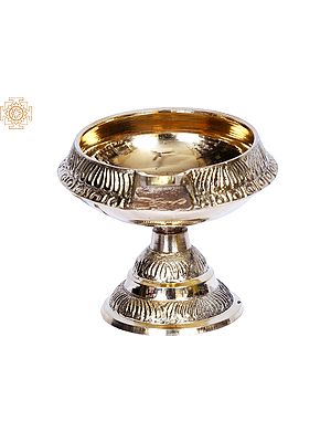 4" Brass Kubera Lamp (Diya) | Price Per Pair