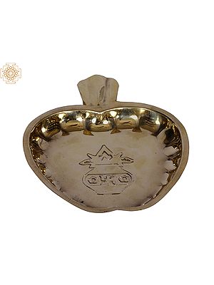 6" Brass Pooja Plate