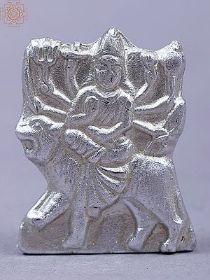 Tiny Goddess Durga Made of Mercury