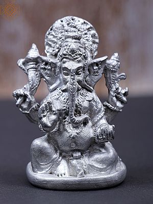 2" Small Mercury Lord Ganesha