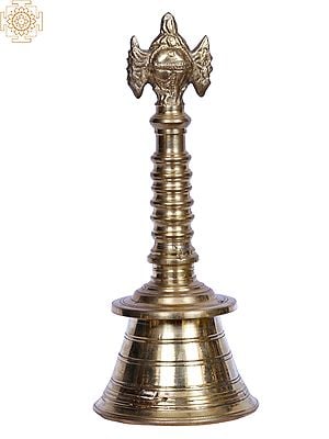 11" Brass Chakra Puja Bell