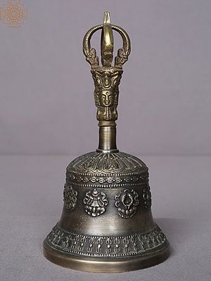 7" Handheld Bell From Nepal
