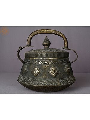 11" Kalash (Pooja Vessel) in Brass from Nepal