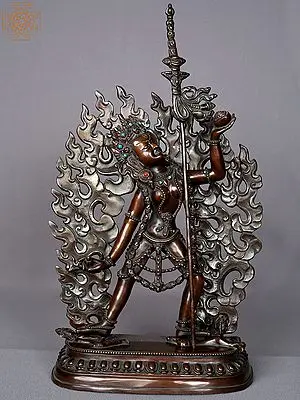 15" Tibetan Buddhist Deity Vajrayogini From Nepal