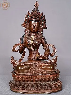 9" Copper Vajrasattva From Nepal
