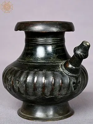 5" Small Copper Puja Karuwa (Dhala) From Nepal