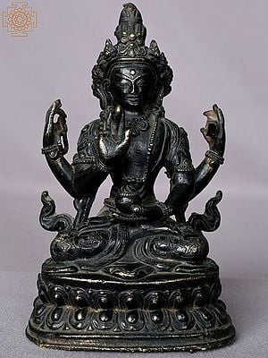 6" Small Brass Ashtasahasrika Prajnaparamita