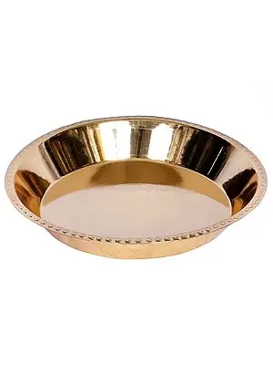13" Brass Puja Parat