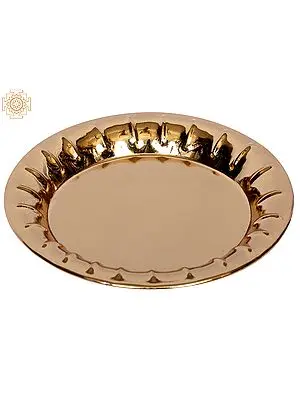 6" Small Brass Plate
