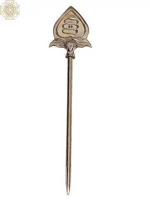 9" Brass Lord Karttikeya (Murugan) Vel