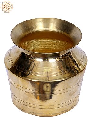 6" Small Puja Kalash in Brass