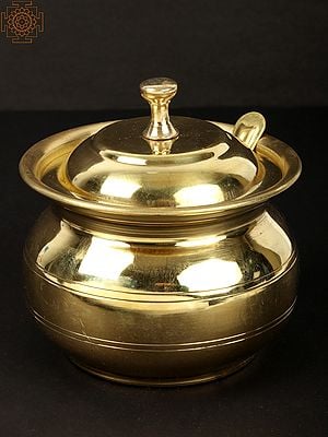 4.5" Brass Oil Jadi (Ghee pot)