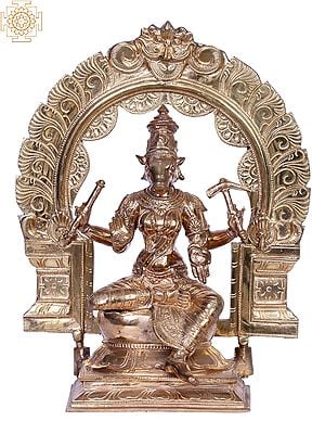 12" Bronze Goddess Varahi | Handmade | Madhuchista Vidhana (Lost-Wax) | Panchaloha Bronze from Swamimalai