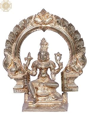 12" Bronze Goddess Lakshmi Statue | Madhuchista Vidhana (Lost-Wax) | Panchaloha Bronze from Swamimalai