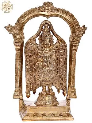 10" Lord Tirupati Balaji Statue | Madhuchista Vidhana (Lost-Wax) | Panchaloha Bronze from Swamimalai