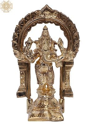 6" Siddhi Vinayak Ganesha Bronze Statue | Madhuchista Vidhana (Lost-Wax) | Panchaloha Bronze from Swamimalai