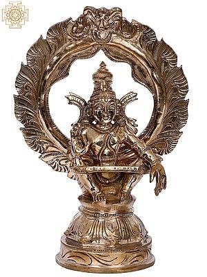 7" Lord Manikandan (Ayyappa) Bronze Statue | Madhuchista Vidhana (Lost-Wax) | Panchaloha Bronze from Swamimalai