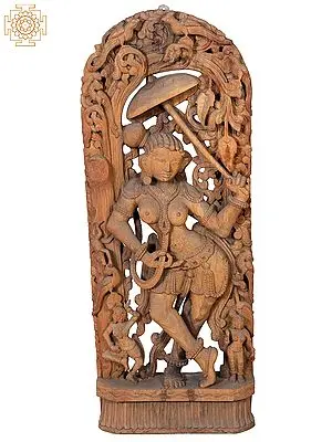 "Vinyasa Kanya" or the Well-Groomed Lady, Holding Umbrella