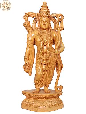 17" Wooden Lord Ram