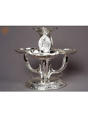 10" Silver Tikadani from Nepal