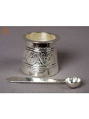 2" Small Silver Panch Patra