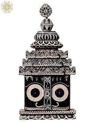 8" Lord Jagannath Black  Temple