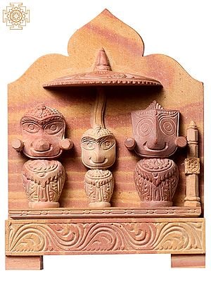 5" Small Lord Jagannath, Balabhadra and Subhadra