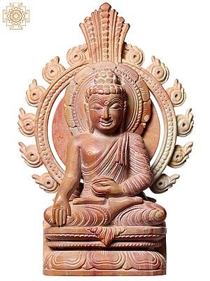 5" Small Sitting Lord Buddha in Bhumi-Sparh Mudra