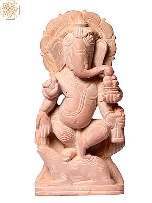 4" Small Dancing Lord Ganesha on Rat