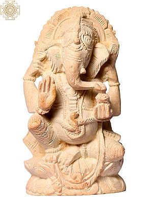 4" Small Sitting Lord Ganapati