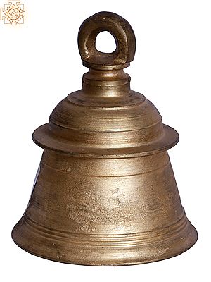 11" Pooja Hanging Bell | Handmade | Madhuchista Vidhana (Lost-Wax) | Panchaloha Bronze from Swamimalai
