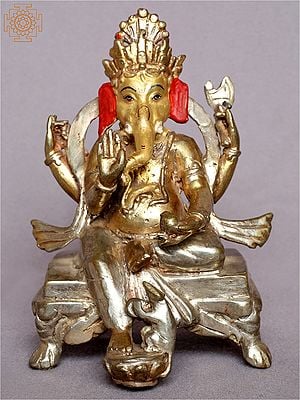 6" Blessing Lord Ganesha From Nepal
