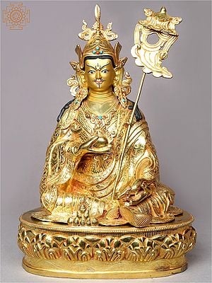 15" Sitting Guru Padmasambhava From Nepal