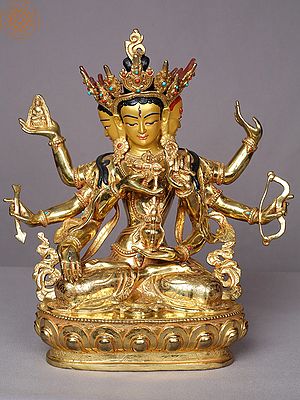 13" Tibetan Namagyalma Statue From Nepal