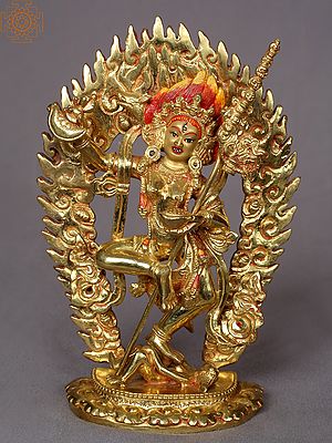 7" Dancing Goddess Vajrayogini From Nepal