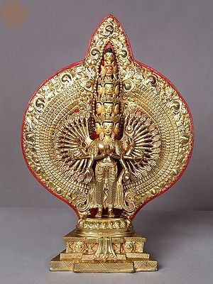 15" Thousand Armed Avalokiteshvara From Nepal