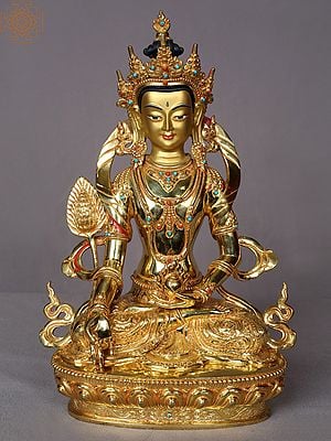 13" Kshitigarbha Bodhisattva Statue From Nepal