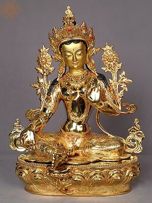 18" Tibetan Buddhist Aparamita From Nepal